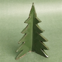 grønglaseret juletræ keramik dansk julepynt